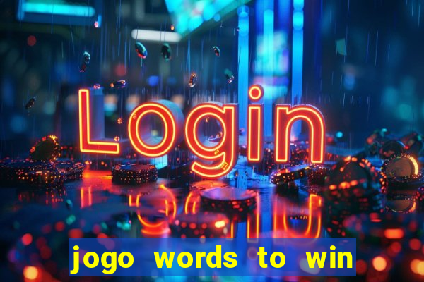 jogo words to win paga mesmo